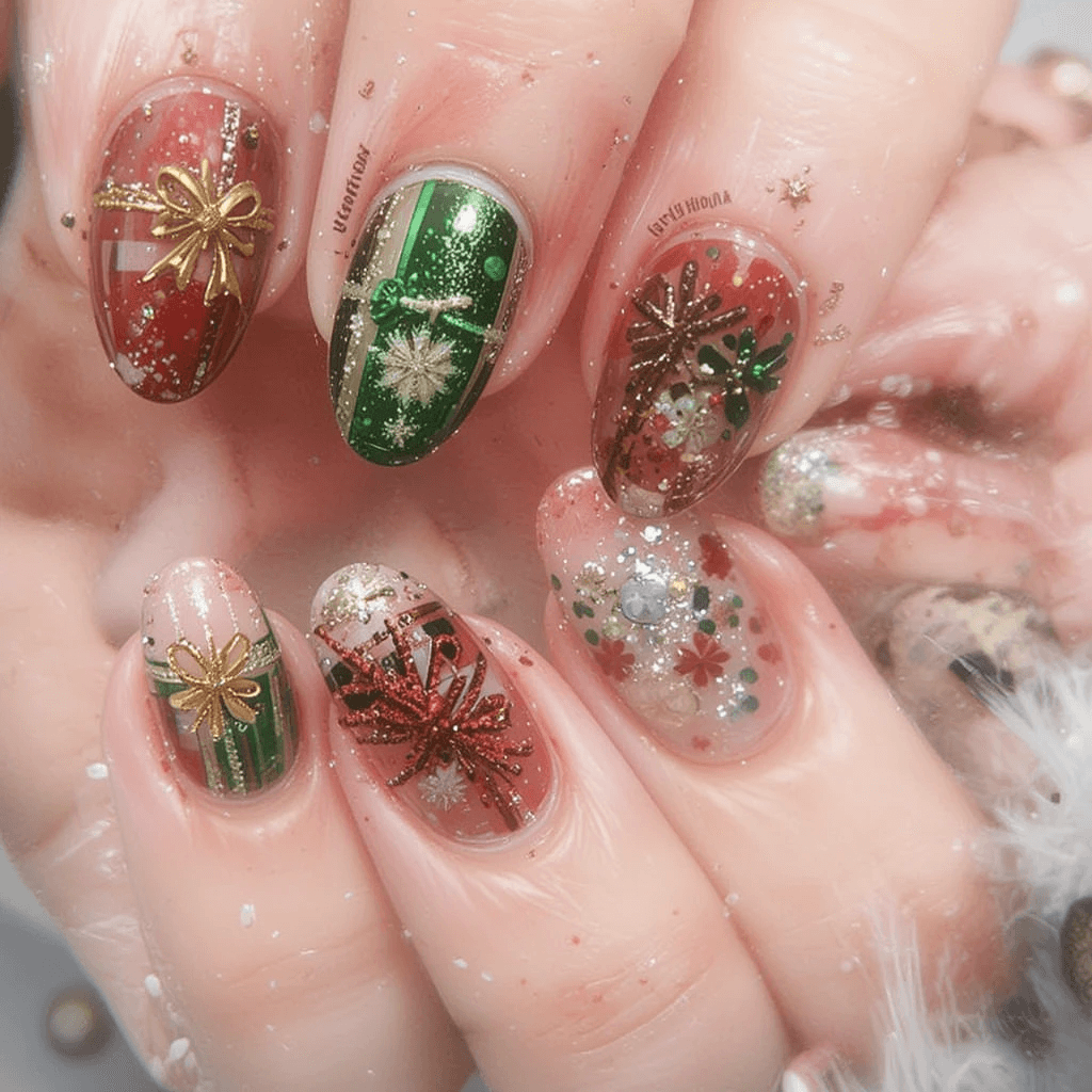 christmas nails