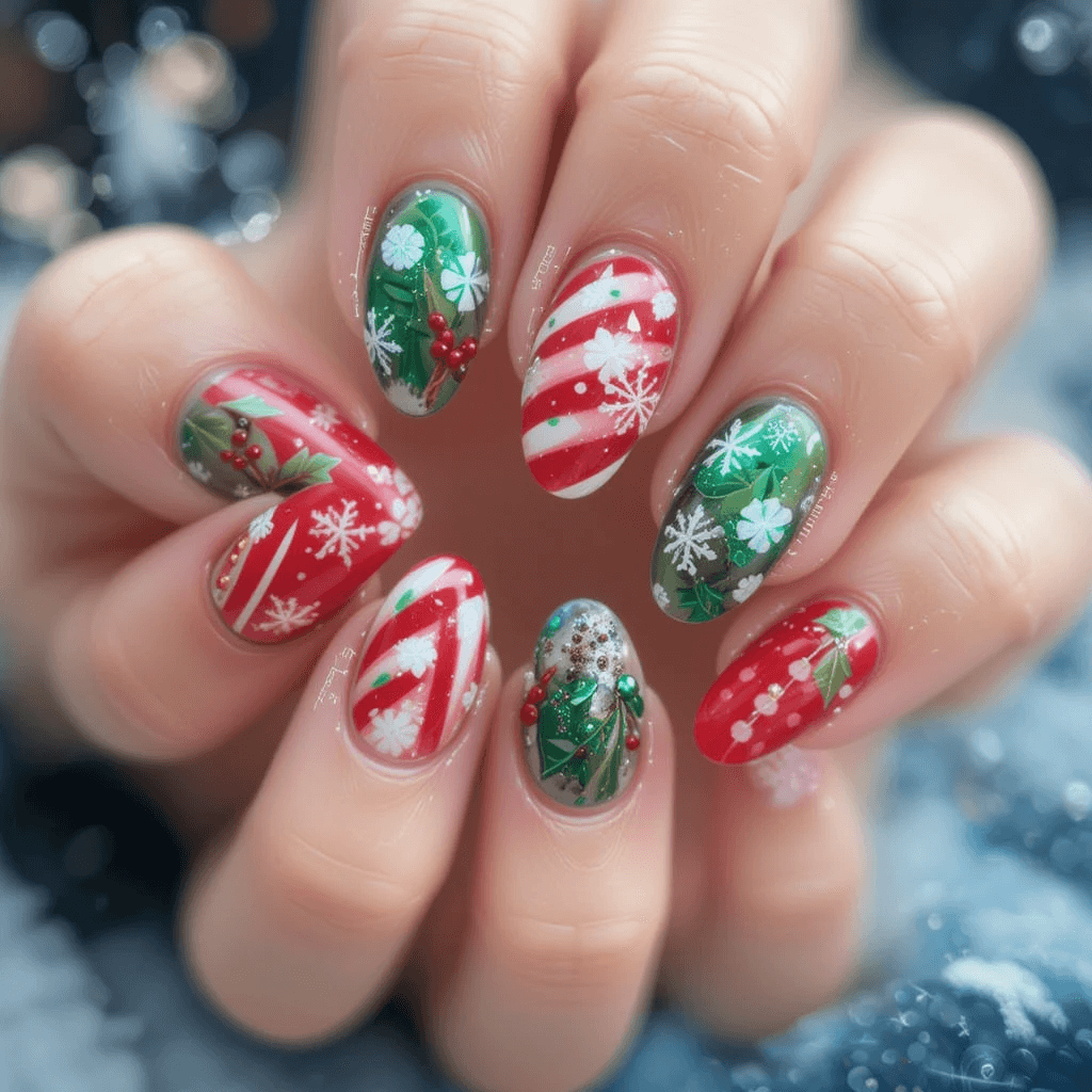 christmas nails